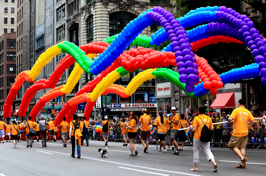 google map rainbow gay pride manhattan