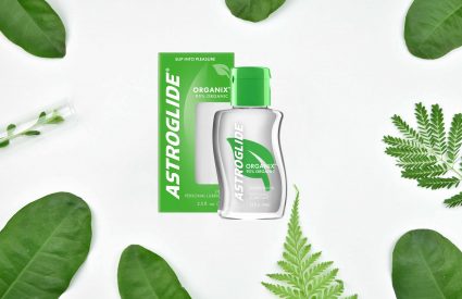 Astroglide organix lube organic water based personal lubricant by leaves