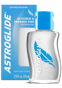 astroglide glycerin and paraben free water-based lube
