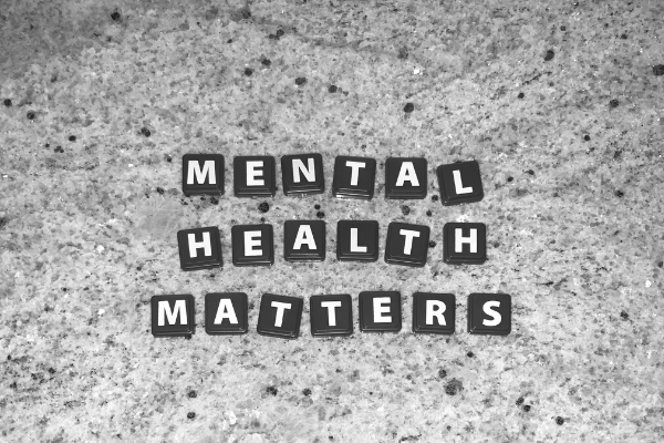 mental health matters- scrabble letters