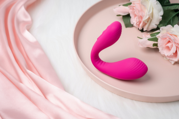 Sex toy and flowers