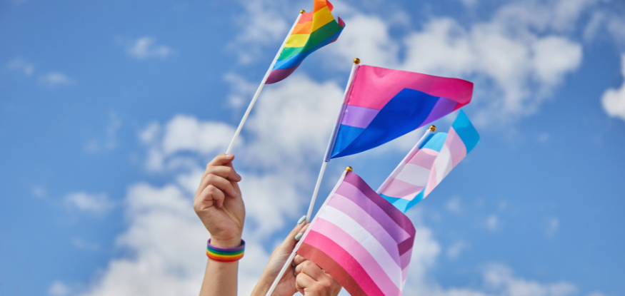 LGBTQ Pride flags