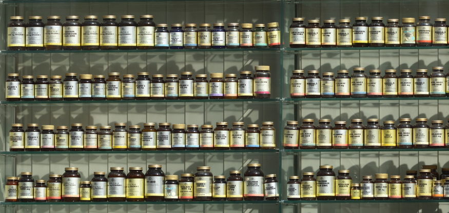 wall of supplements